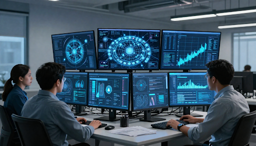 Network infrastructure validation testing in a Maryland business facility
